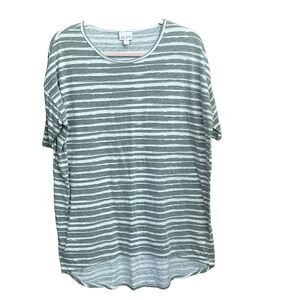 Lularoe‎ Irma Small STRIPES / STRIPED High Low Tunic Top Shirt